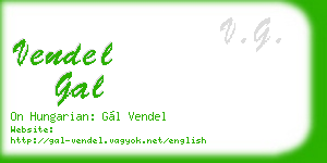 vendel gal business card